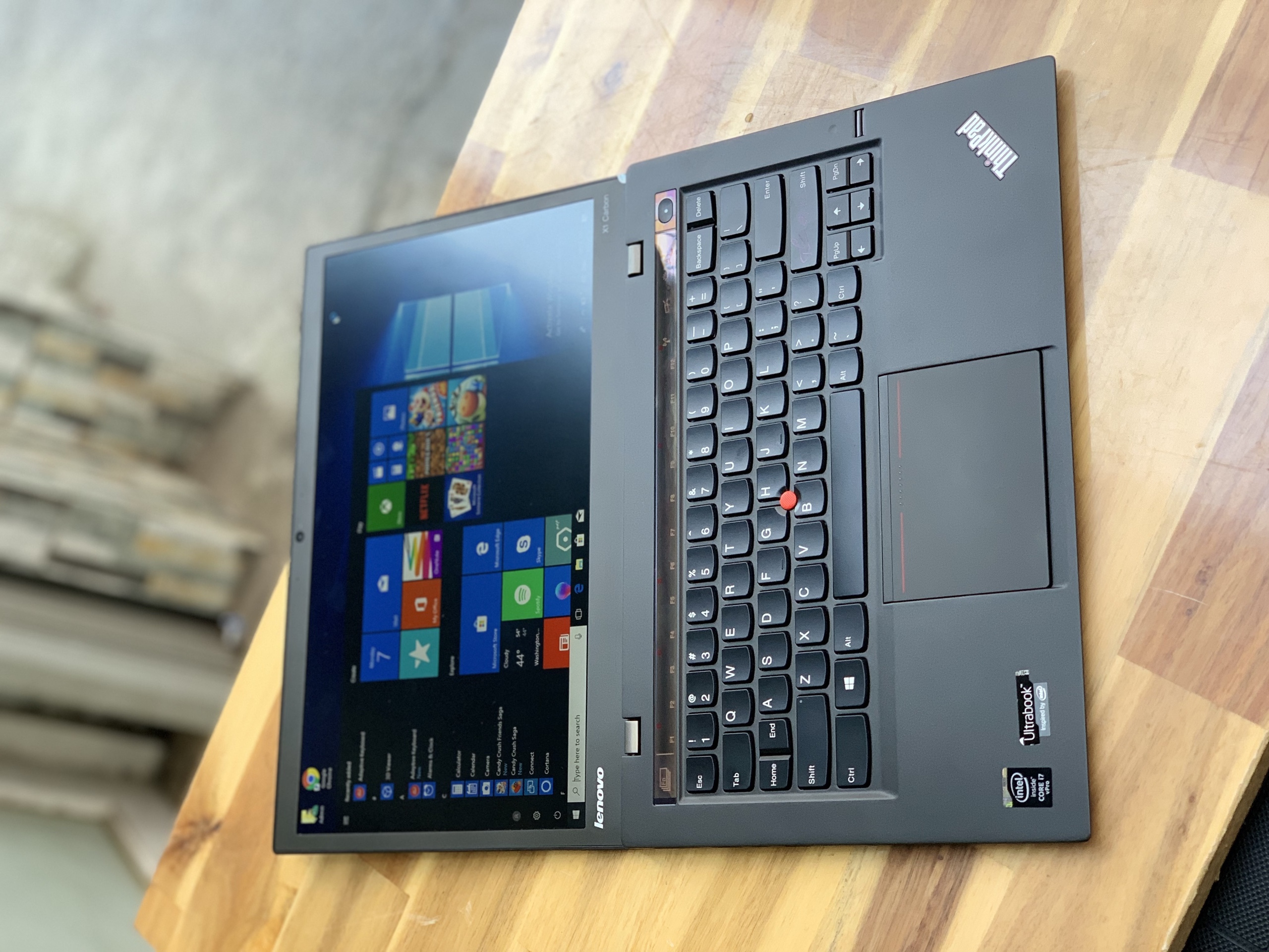 Laptop Lenovo Thinkpad X1 Carbon Gen 2, i7 4600U 8G SSD256 2K Đèn phím