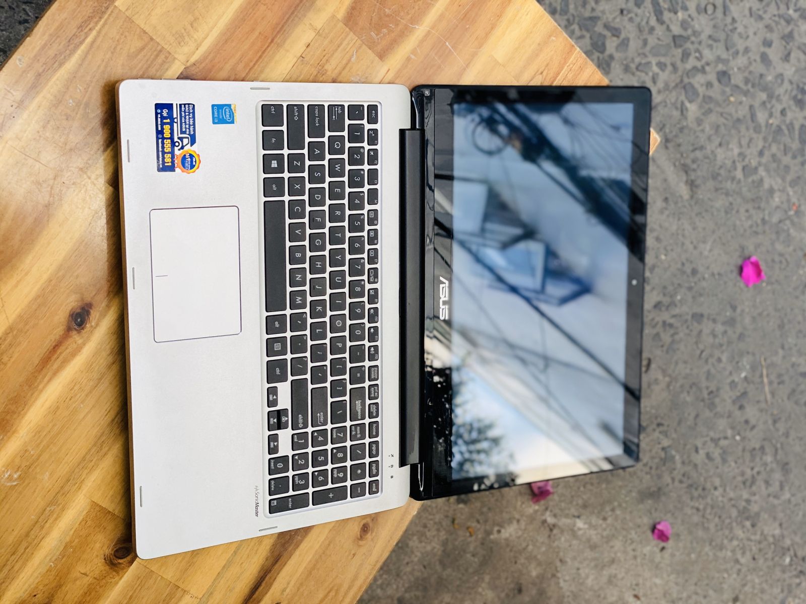Laptop Asus Transformer Book Flip TP500L, i3 4030U 4G SSD128-500G 15in - 1