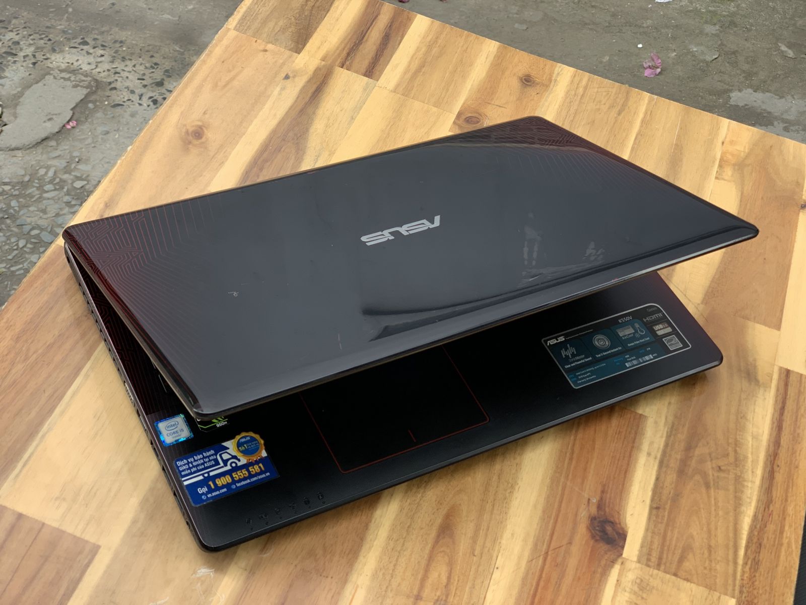 Laptop Asus K550V, i5 6300HQ 4G 1000G Vga GTX950M Đẹp zin 100% Giá rẻ - 1