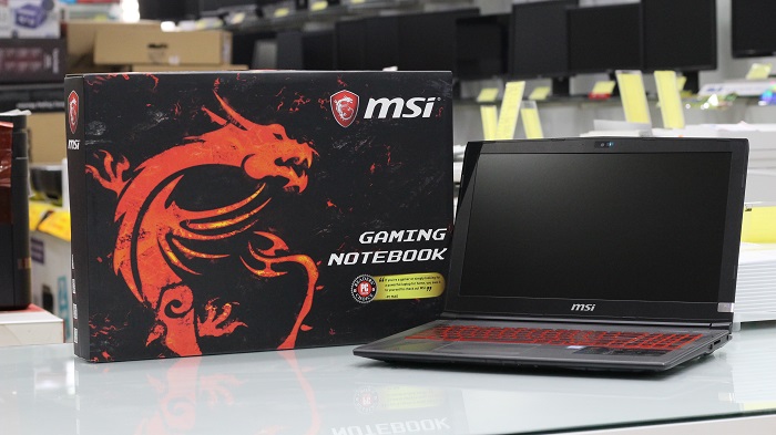 Laptop Gaming MSI GV62 7RE, i7 7700HQ 8G SSD128+1000G GTX1050TI 4G Full HD LED Đỏ LIKE NEW3