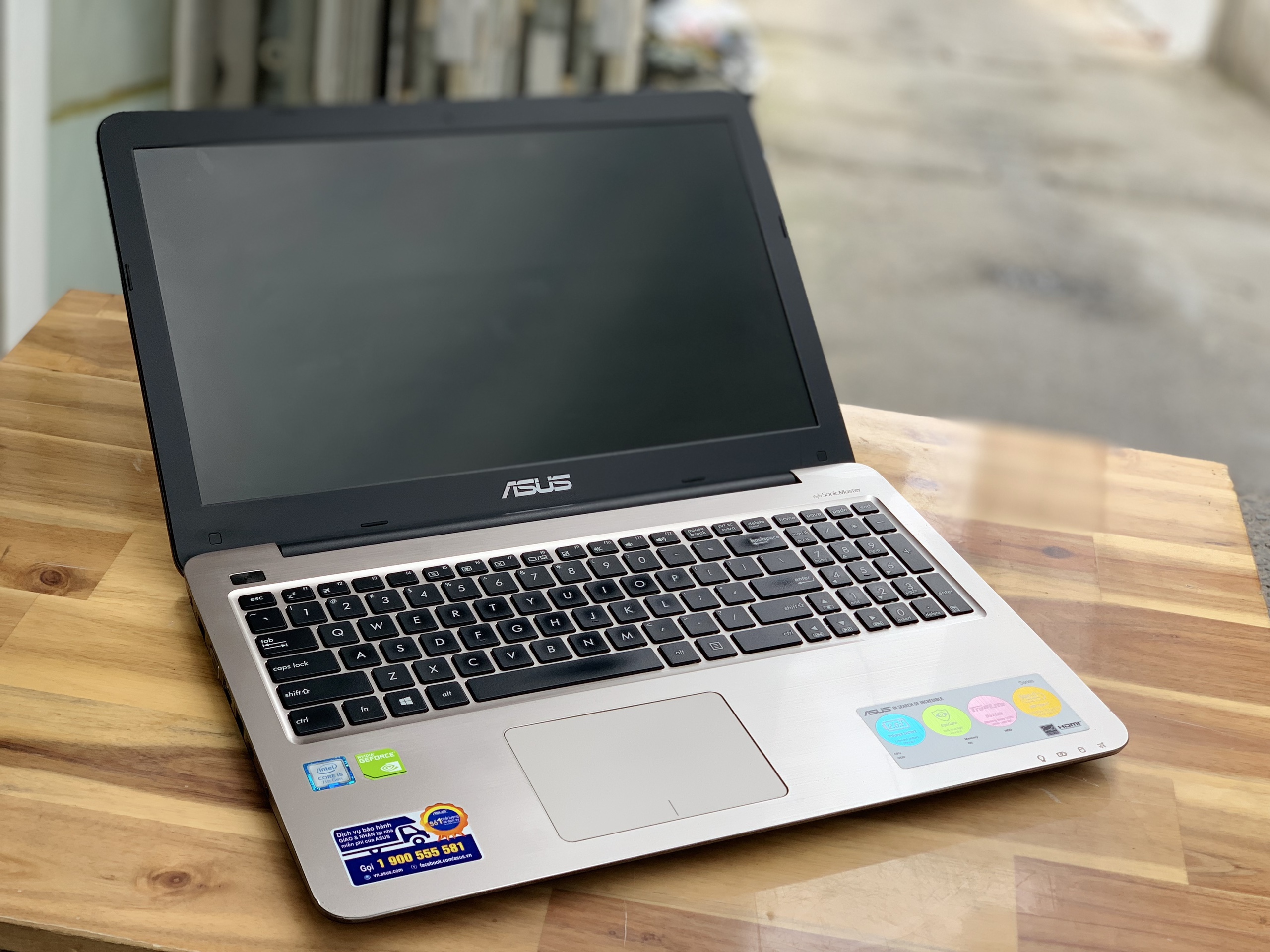 Laptop Asus A556UR, I5 6200U 4G SSD128 Vga GT930MX 2G Đẹp zin 100% Giá rẻ3
