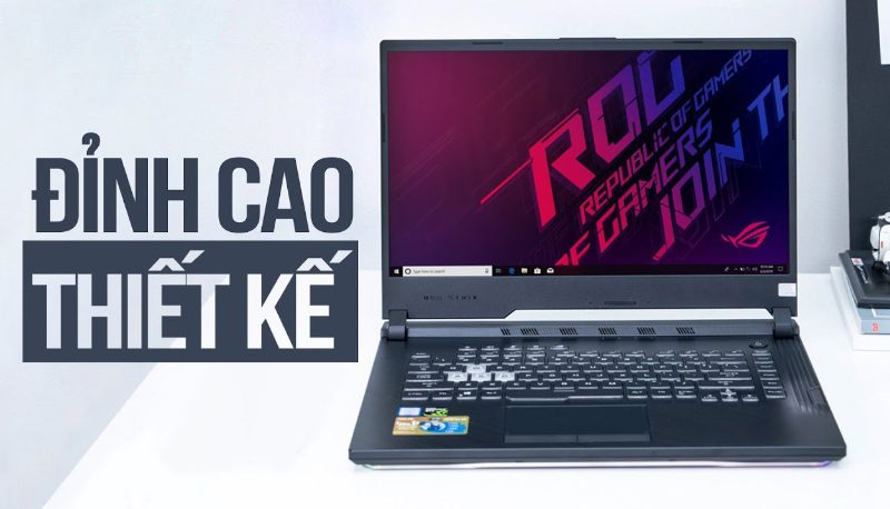 Laptop Asus Rog Strix G731GT I7 9750H/ SSD512/ GTX1650 4G/ 17.3inch/ Viền Mỏng/ 120hz/ LED GRB 7 MÀU4