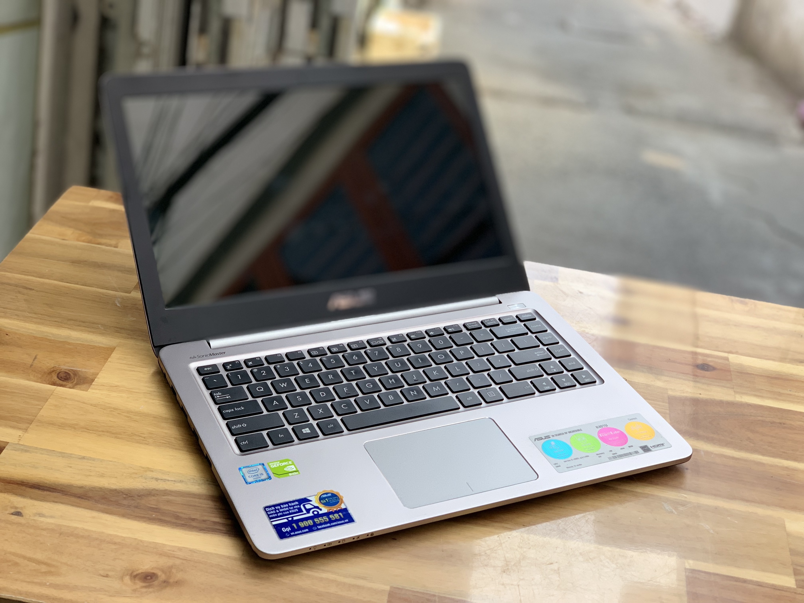 Laptop Asus K401U, i5 6200U 4G SSD128 Vga 940M Full HD Like new zin 100% Giá rẻ4