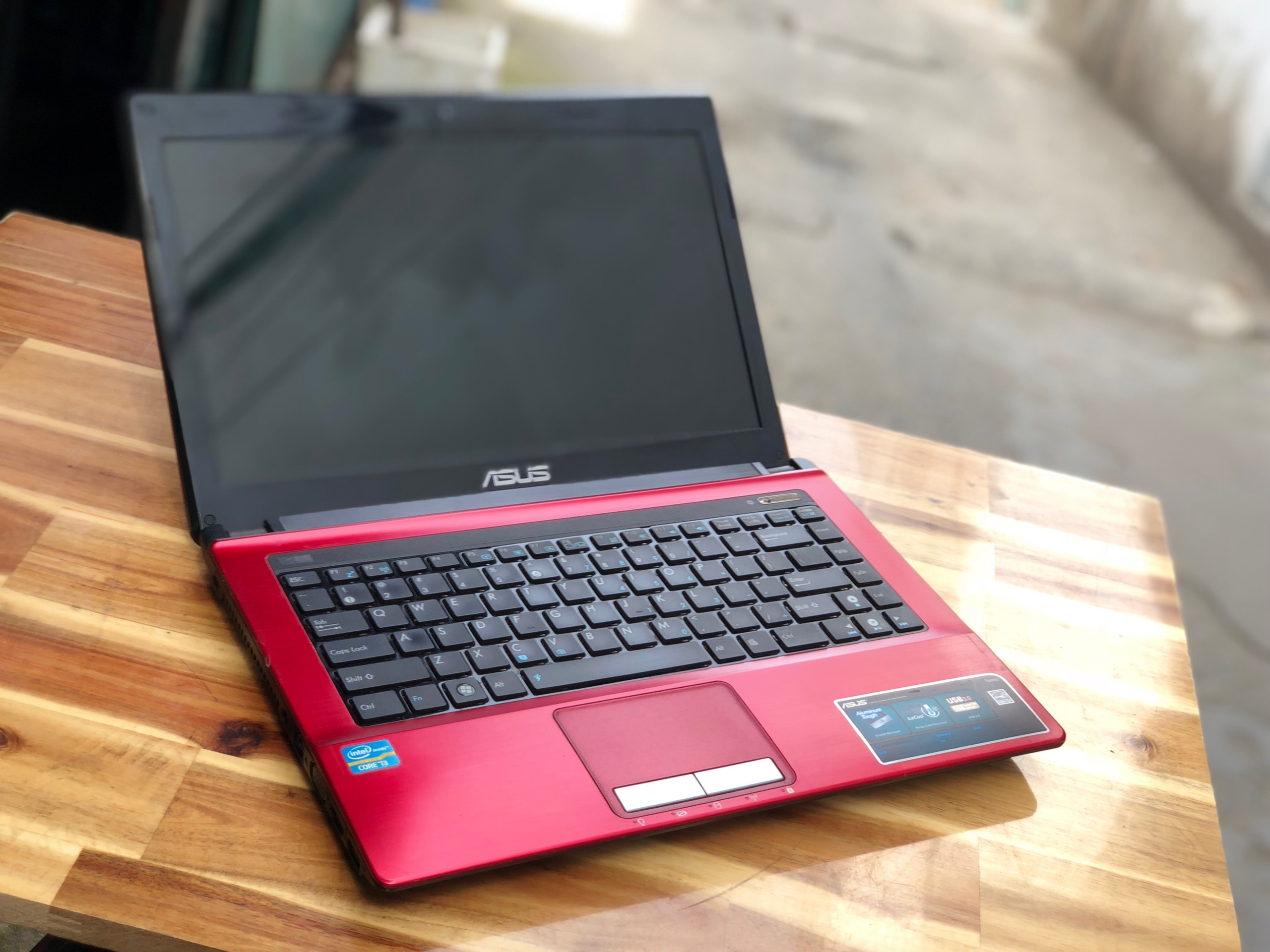 Laptop Asus K43E, i3 2330M 4G 500G 14in màu đỏ đẹp keng zin 100% Giá rẻ2