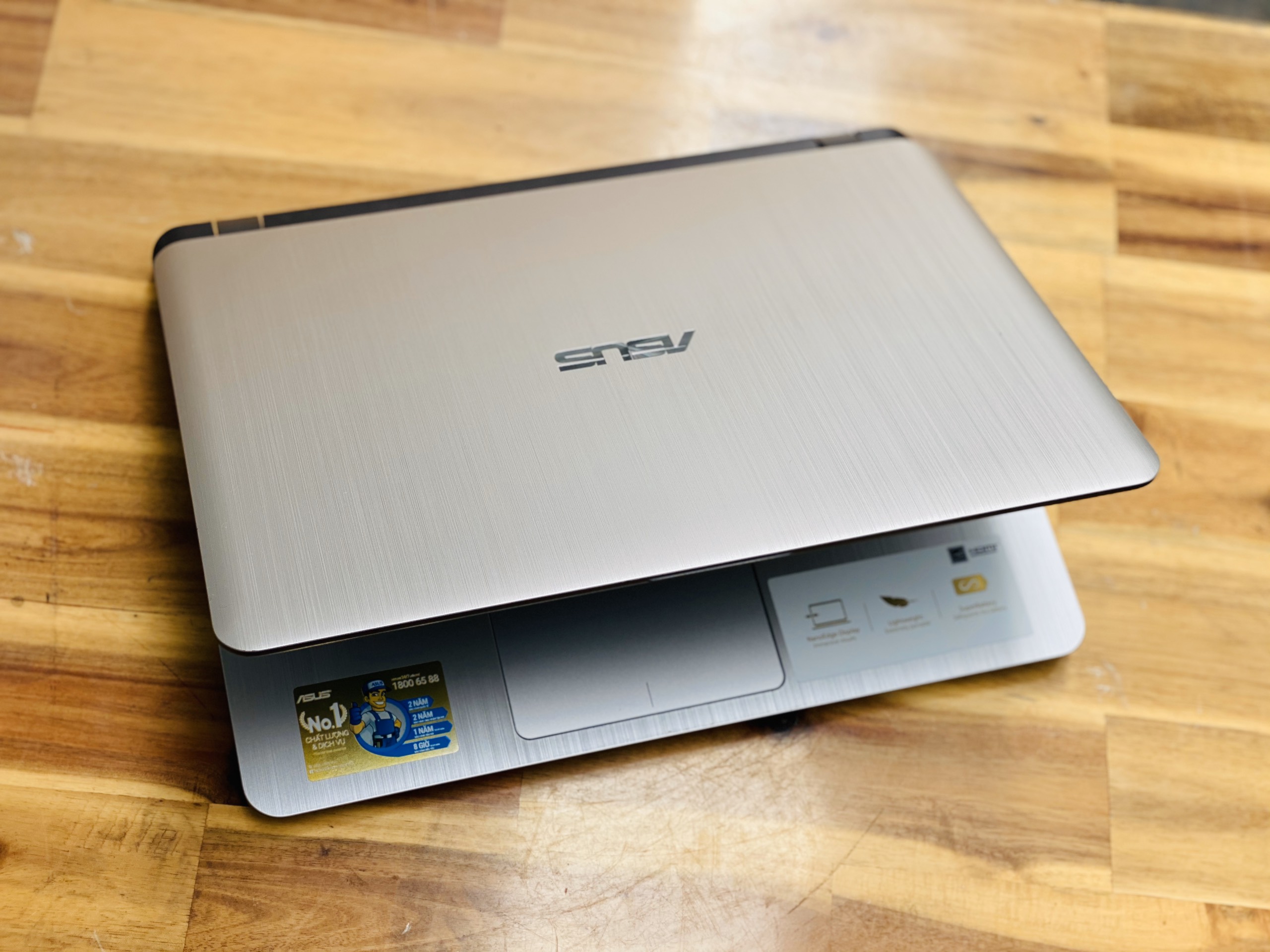 Laptop Asus X407UA, i3 7020U 4G SSD128-1000G Finger Gold Like New zin 100% Giá rẻ3