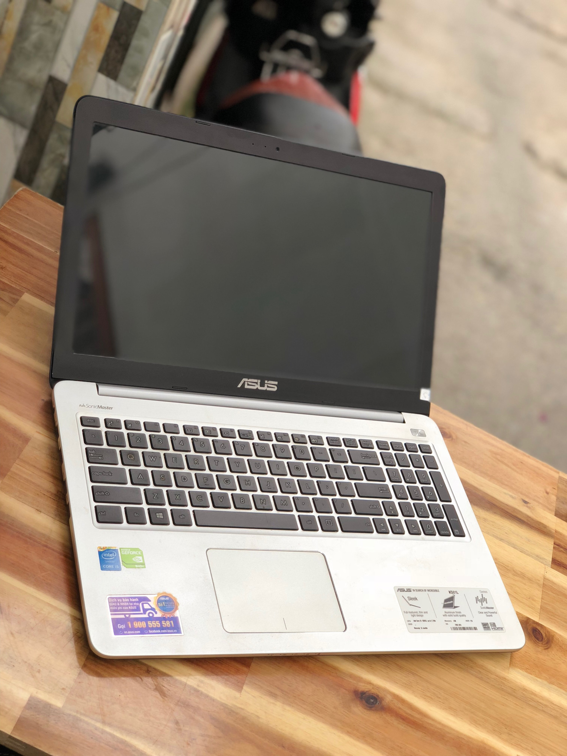 Laptop Asus K555L/ i5 5200U/ 8G/ SSD128- 500G/ Vga rời GT940M/ 15in/ Chuyên Game Đồ Họa/ Giá rẻ4