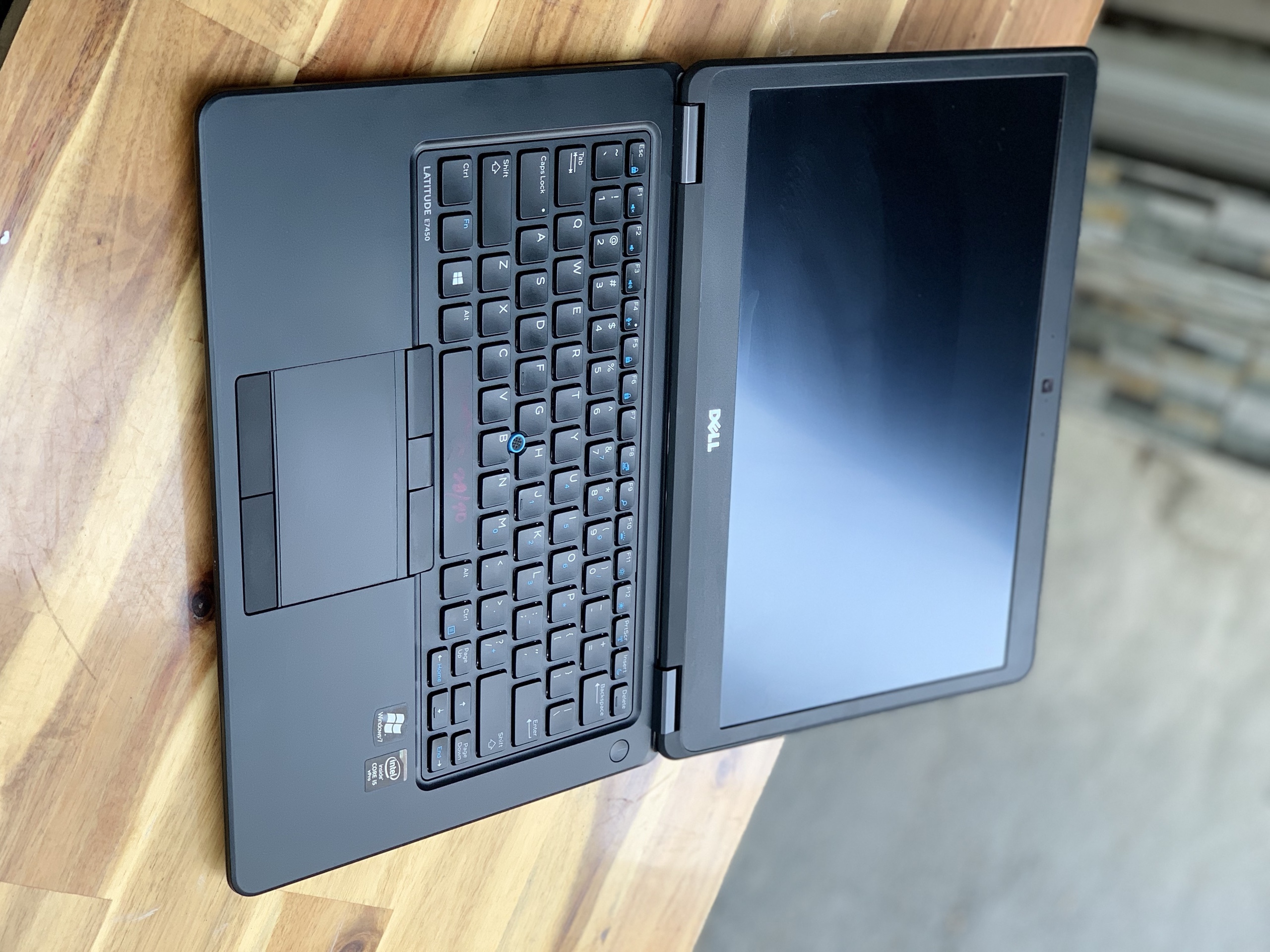 Laptop Dell Ultrabook E7450, i5 5300U 8G SSD128 Đèn phím Pin khủng Đẹp zin 100% Giá rẻ3