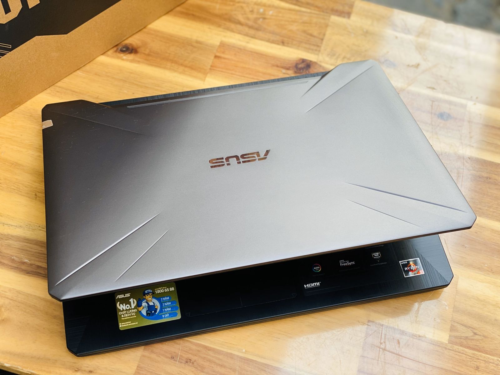 Laptop Asus TUF Gaming FX505GD i5 8300H/ 8G/ SSD128+1000G/ GTX1050 4G/ Viền Mỏng/ LED RGB 7 Màu/ Giá rẻ2