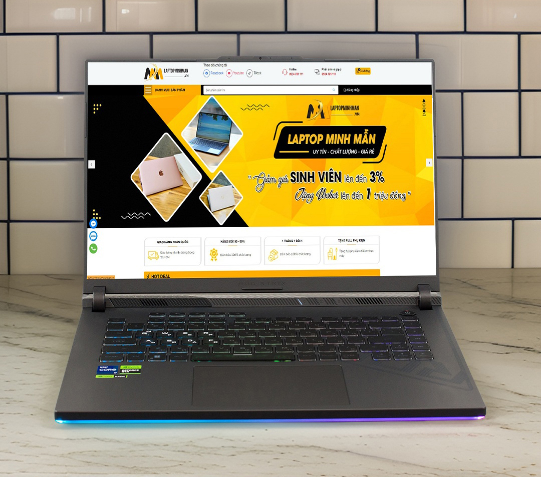 ASUS ROG STRIX G16 G614JV i7 13650HX RAM 16G 512G RTX 4060 8G 16IN FHD+ 165Hz GIÁ RẺ3