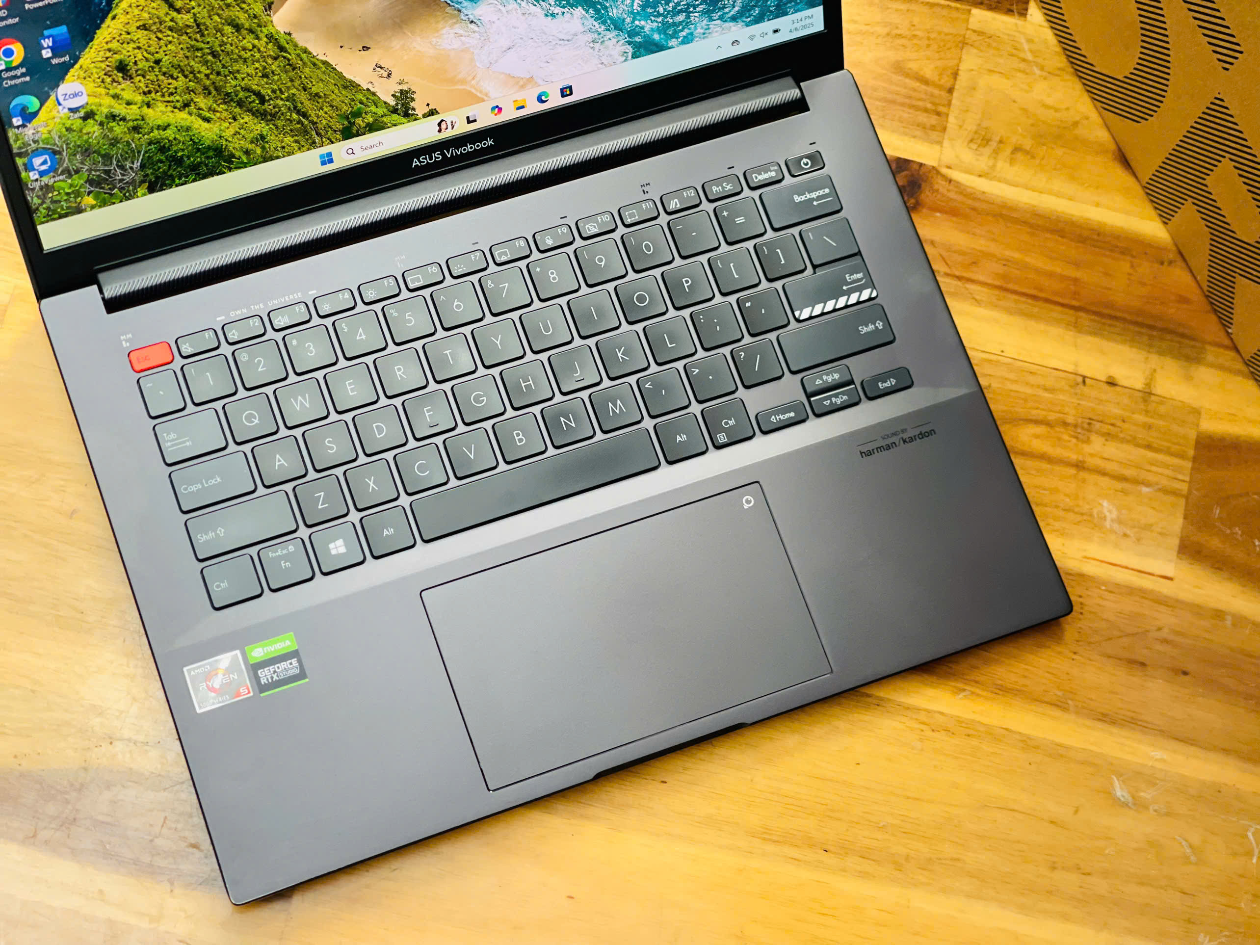 LAPTOP ASUS VIVOBOOK M7400QC RYZEN 5 5600H RTX3050 2.8K 90HZ CHUYÊN GAME ĐỒ HỌA GIÁ RẺ4