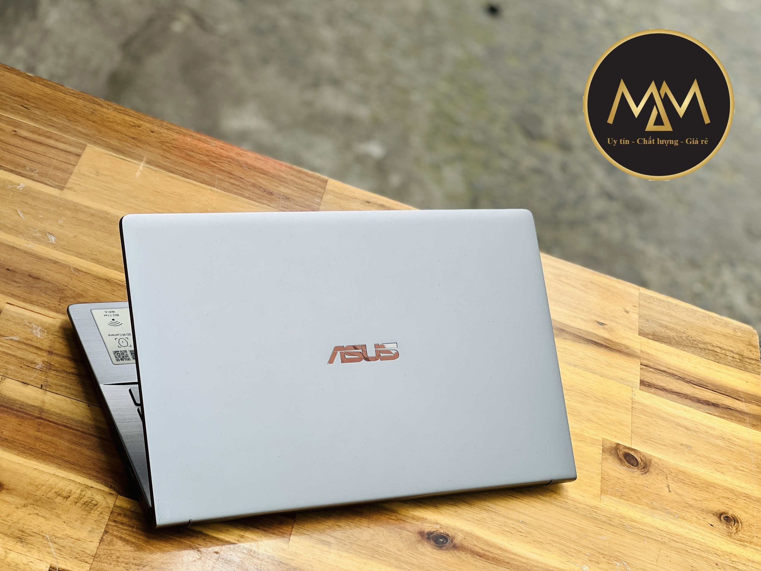 Laptop Asus Zenbook Q407iq Ryzen 5 4500/ 8G/ SSD256/ Vga MX350/ Face ID/ LED PHÍM/ Vỏ Nhôm/ 14inch/ Giá rẻ1