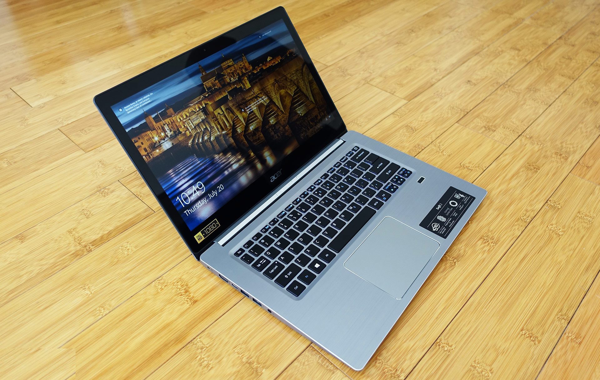 Laptop Acer Swift SF315, i5 8250U 8G SSD180+1T Full HD Vga MX150 Vân tay Đẹp zin 100% Giá rẻ2