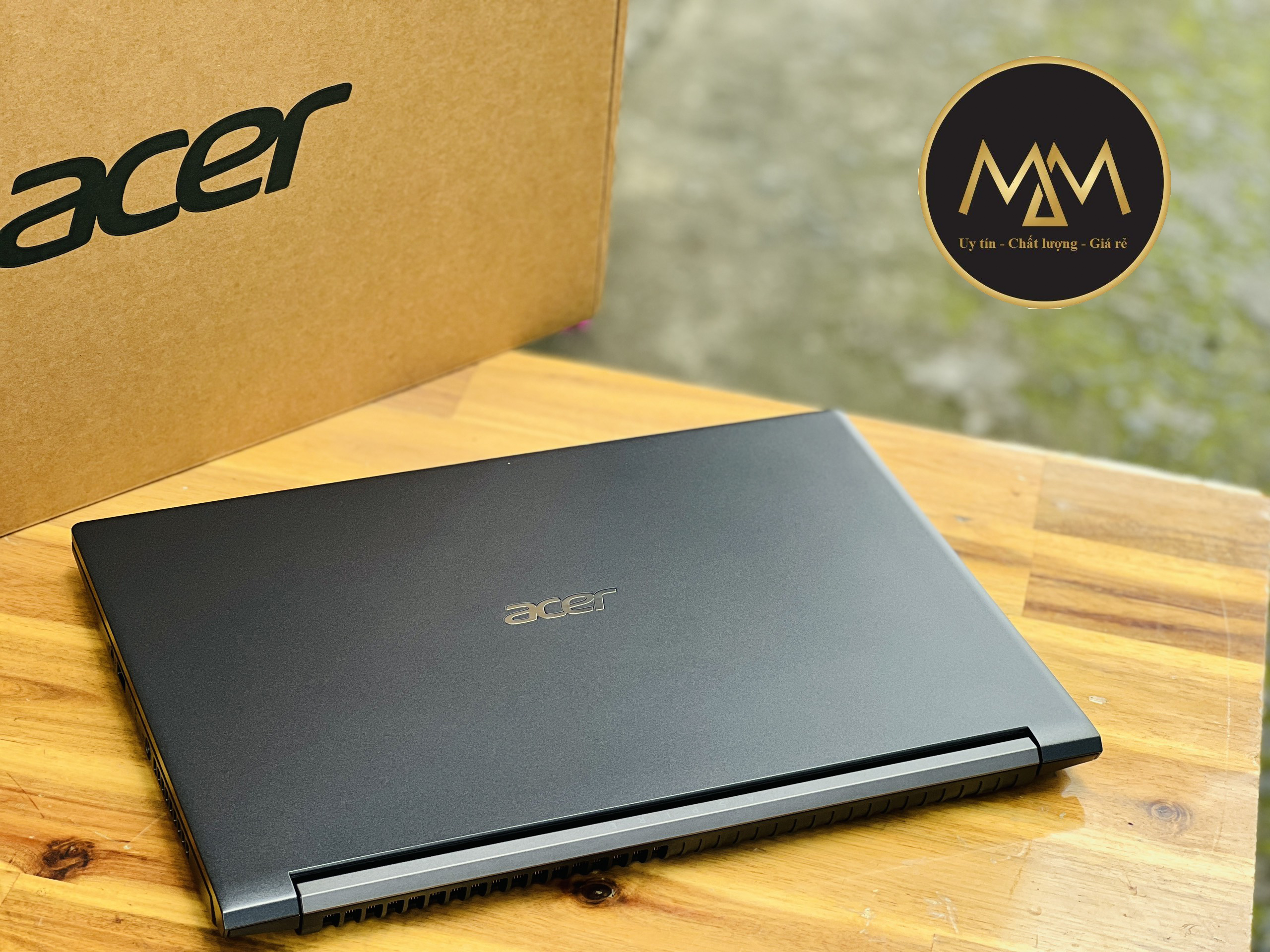 Laptop Gaming Acer Aspire 7 A715 Ryzen 5 5500/ 8G/ SSD256/ GTX1650 4G/ Full HD IPS/ Gập 180 độ/ NEW FULL BOX2