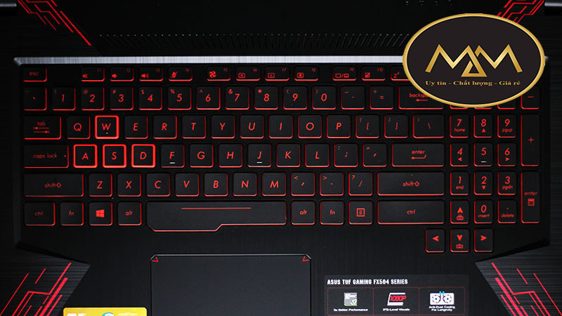 Laptop Asus TUF FX504GE i5 8300H/ 8G/ SSD128 + 1000G/ GTX1050TI 4G/ LED Đỏ/ Chuyên Game/ Giá rẻ1