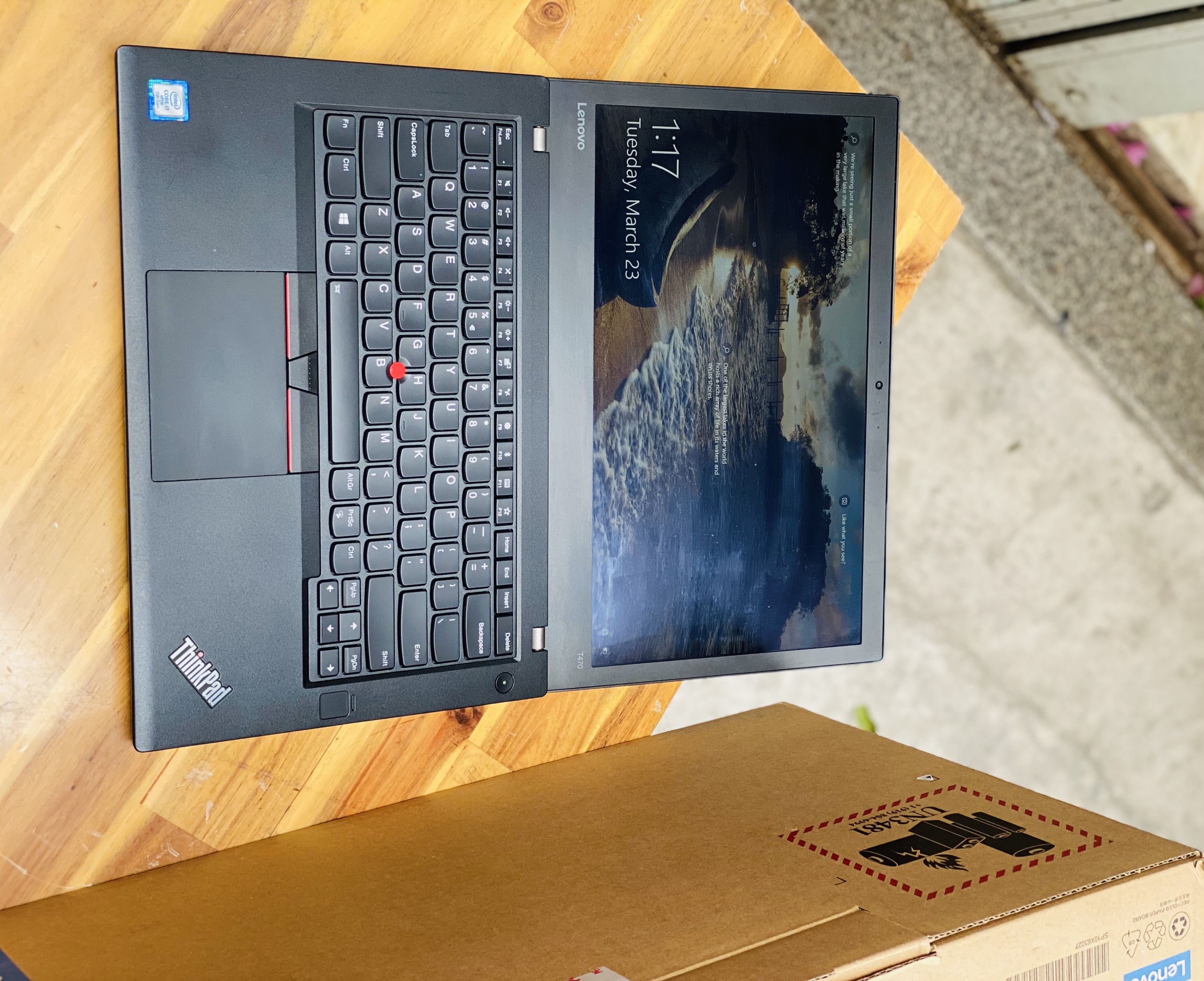 Laptop Lenovo Thinkpad T470/ i7 7600U/ 8G/ SSD256/ Finger/ Full HD/ Touch/ Siêu Bền/ Giá rẻ3