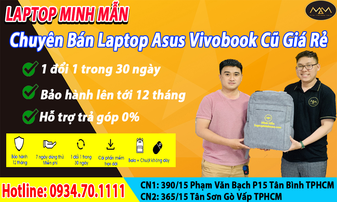 Asus Vivobook cũ giá rẻ