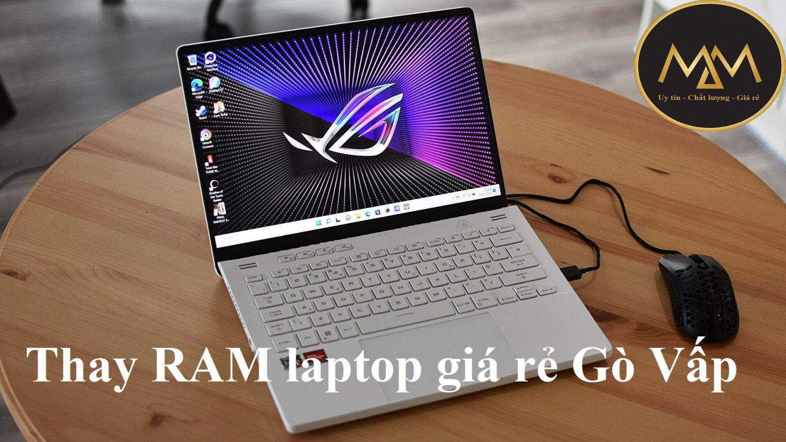 Thay RAM laptop giá rẻ Gò Vấp