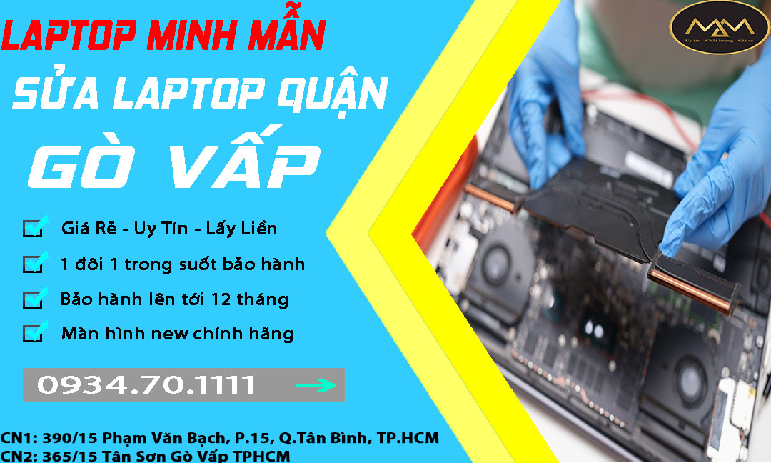 Sửa Laptop Quận Gò Vấp Giá Rẻ Uy Tín