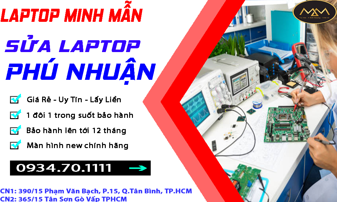 Sửa Laptop Phú Nhuận Uy Tín Giá Rẻ