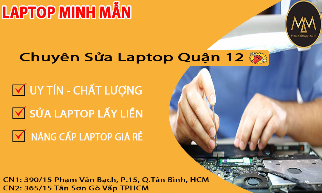 Sửa laptop quận Hóc Môn uy tín lấy liền giá rẻ
