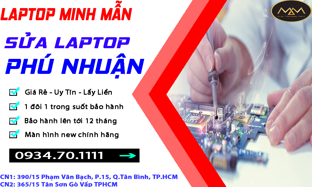 Sửa Laptop Phú Nhuận Uy Tín Giá Rẻ