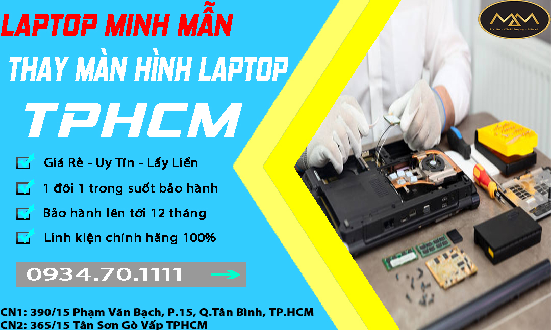 Thay màn hình laptop TPHCM