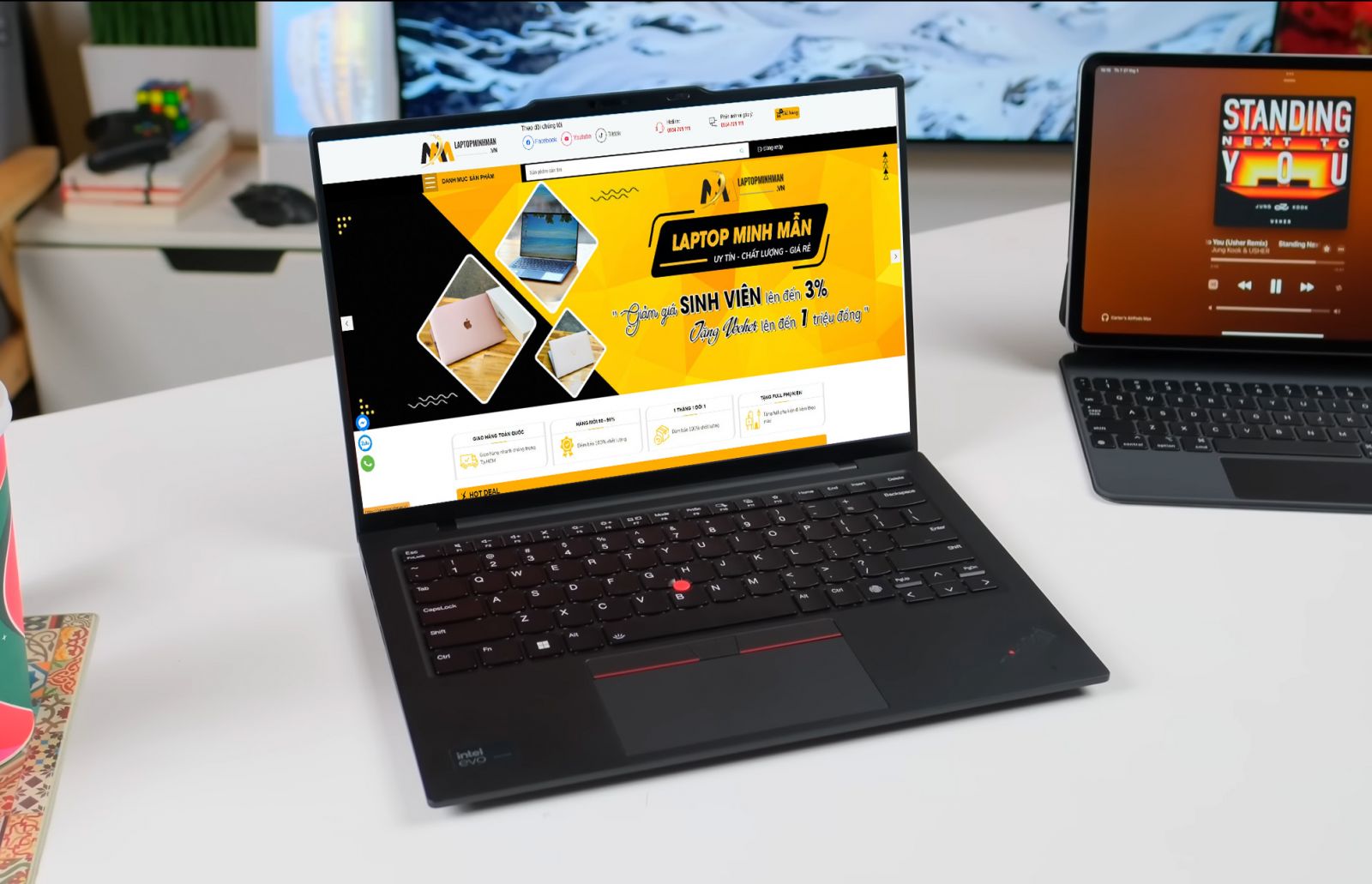 Laptop Lenovo Thinkpad X1 Carbon Gen 12 Core Ultra 7 155H Ram 32GB SSD 1TB 2.8K Oled 120Hz 2024