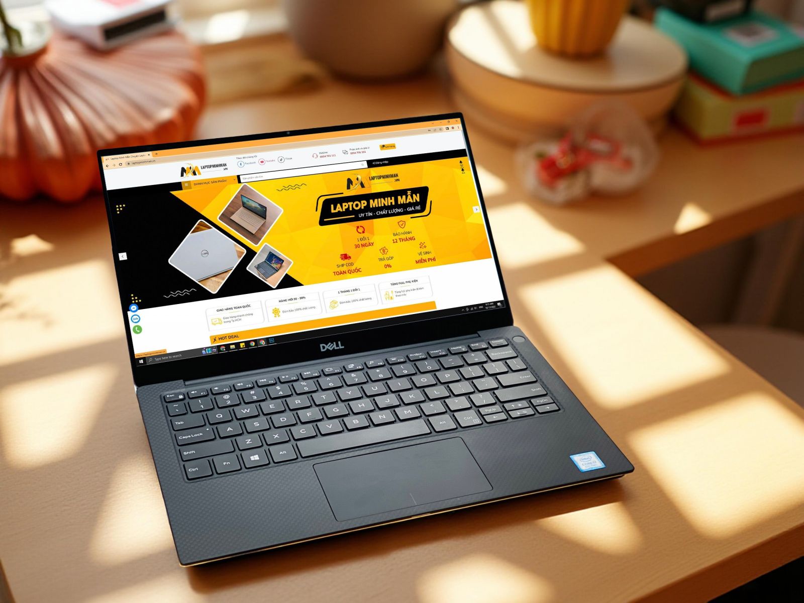 LAPTOP DELL CŨ VIỀN MỎNG CHO SINH VIÊN