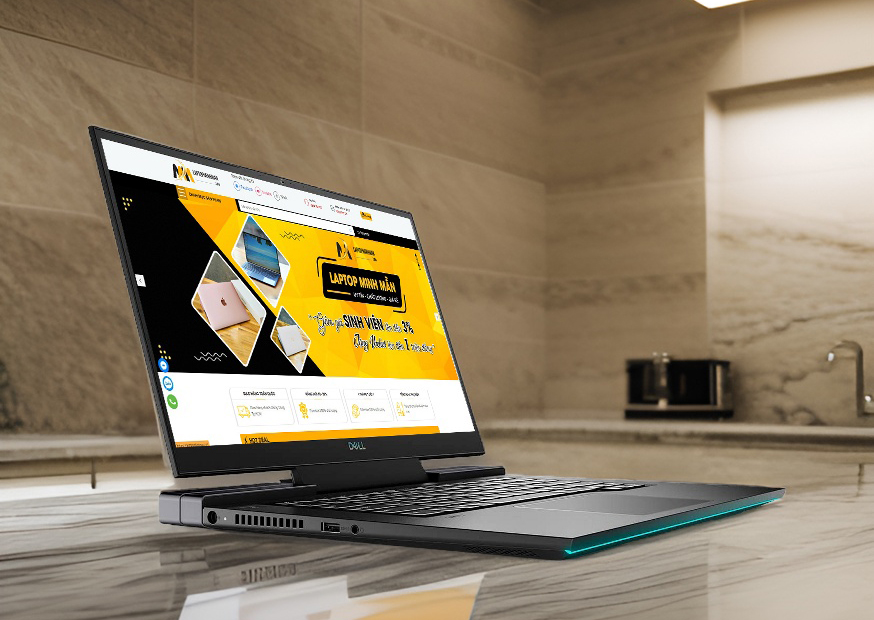 DELL G7 7700 i7 10750H RAM 16GB SSD 512GB GTX 1650Ti LAPTOP GAMING GIÁ RẺ 