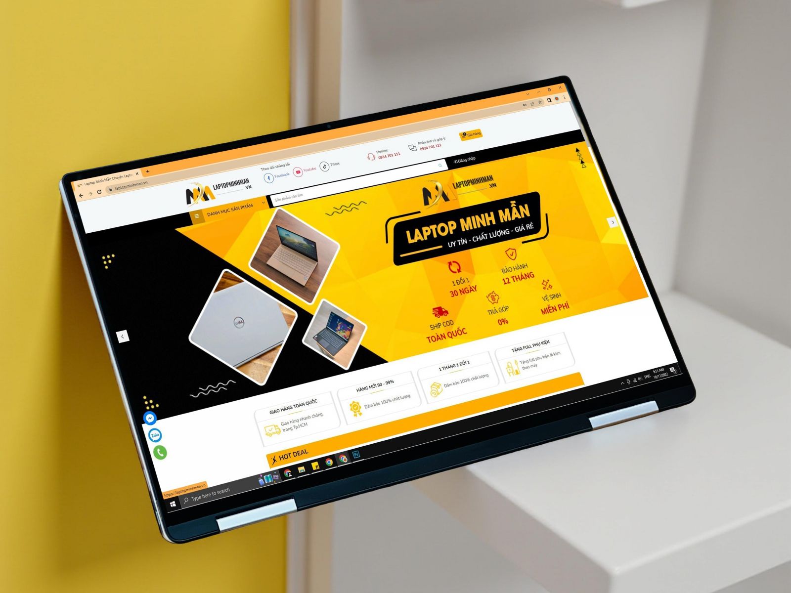 LAPTOP DELL CŨ VIỀN MỎNG CHO SINH VIÊN