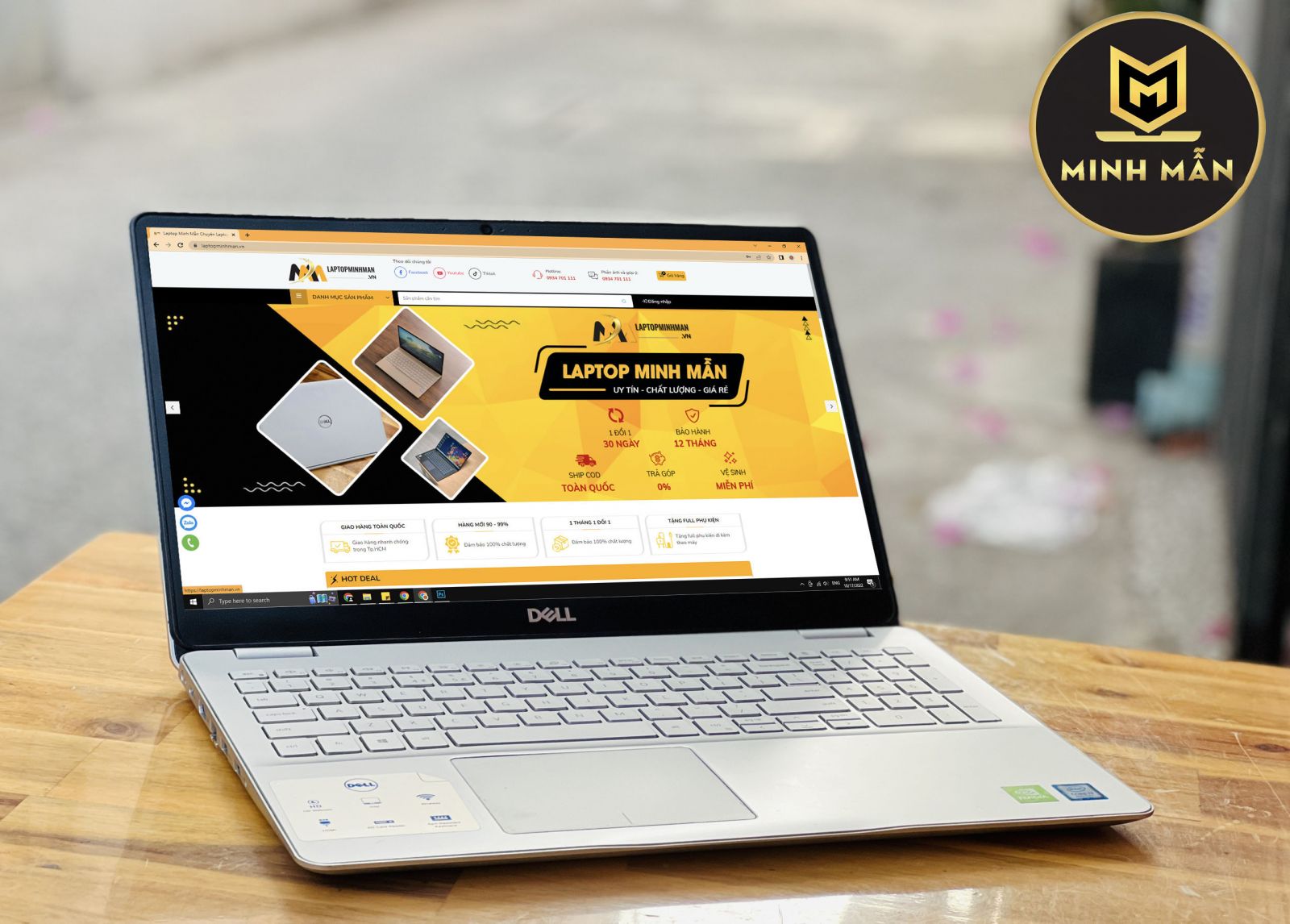 LAPTOP DELL MÀU BẠC XÁM TRẮNG GIÁ RẺ
