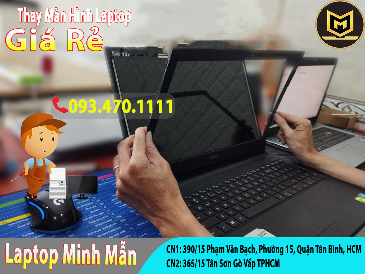 TOP CỬA HÀNG SỬA LAPTOP QUẬN GÒ VẤP