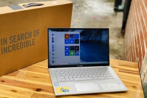 Laptop Asus Vivobook A412FA, I5 8265U 8CPUS/ 8G/ SSD512/ Full HD/ Finger/ Viền Mỏng/ Win 10/ Giá rẻ