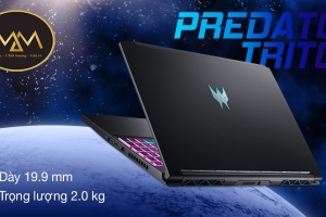 Laptop Acer Predator Triton 300 PT315 i7 10750H/ 16G/ SSD512/ RTX2070 8G/ 244hz/ LED RGB/ Đỉnh cao gaming
