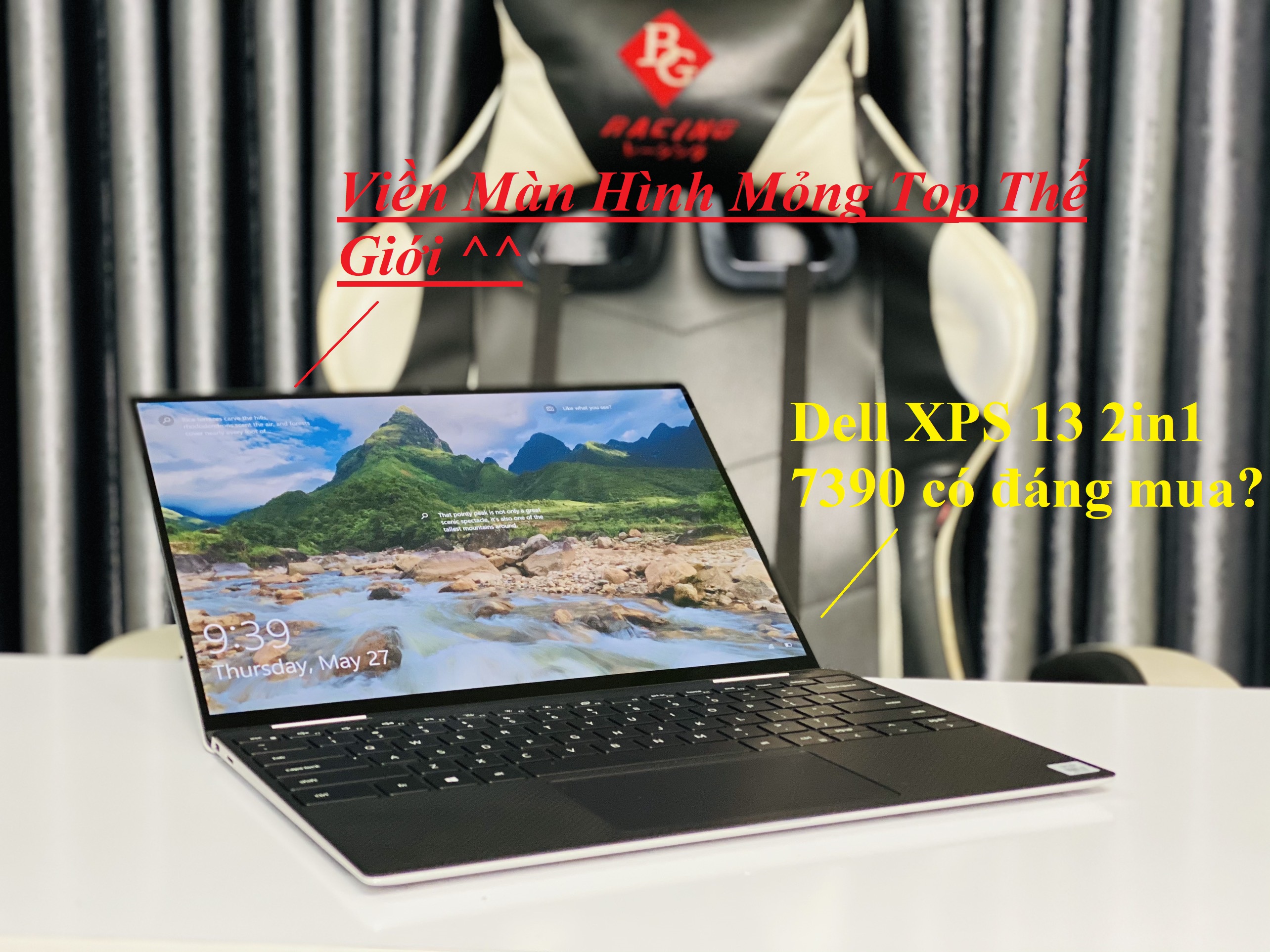 Laptop Dell XPS 13 2in1 7390/ i7 1065G7/ Đỉnh cao của doanh nhân/ Touch/ Xoay 360 độ/ Tràn Viền/ Siêu Mỏng/ Giá rẻ
