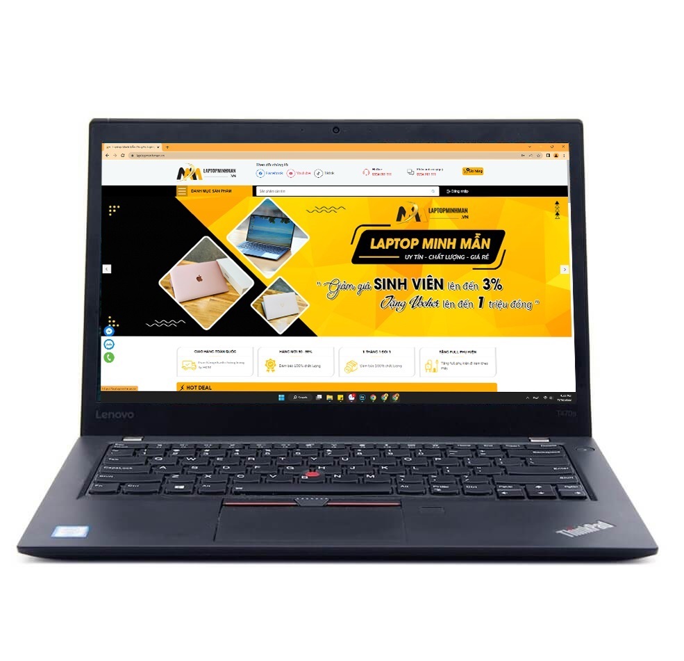 Laptop Cũ 99% Lenovo Thinkpad T470S i7 6600U/ Ram8G/ SSD256/ 14inch/ Full  HD/ Gập 180 độ/ Ultrabook/