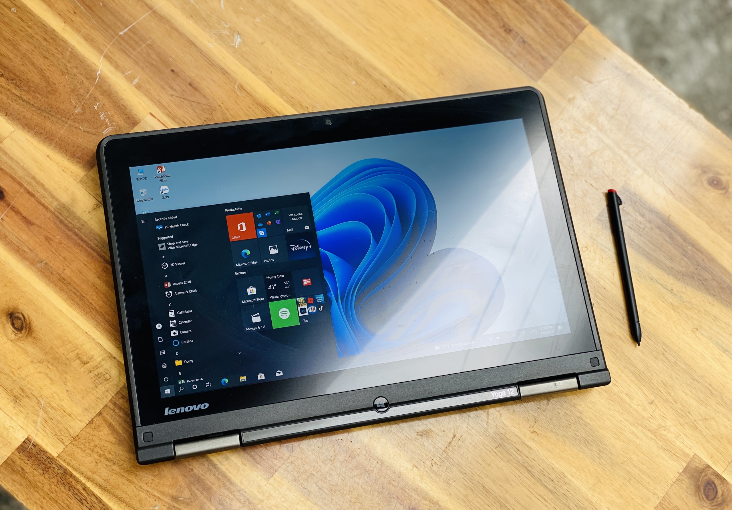 Laptop Lenovo Thinkpad Yoga 12/ i5 5200U/ 8G/ SSD256/ / Cảm ứng/ Xoay  360 độ 2in1/ Siêu Bền/ G