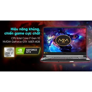 Laptop Gaming Acer Nitro 5 AN515 i7 10750H/ 8G/ SSD512/ GTX1650TI 4G/ Full HD IPS 144hz/ LED SRGB