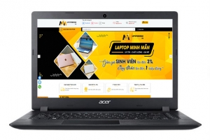 Laptop cũ giá rẻ 99% Acer Aspire A315-32/ N4000/ Ram 4G/ SSD/ 15.6inch/ Full Phím Số/ Vân Chống Trầy/ Giá rẻ