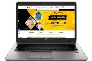 Laptop HP Elitebook 840 G2 Core I5 5300U/ Ram 8G/ SSD/ 14inch/ Ultrabook/ Led phím/ Vân tay/ Siêu Bền/ Giá rẻ
